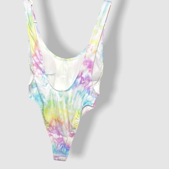 Juicy Couture X Forever 21 Swimwear One Piece Ribbed Bathing Suit - Picture 3 of 8